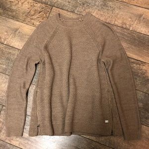 Carve Designs - Brown Bottom Zip Sweater - M
